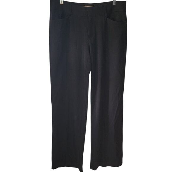 Michael Michael Kors Black Straight Leg Trouser Pants Size 8 - Picture 1 of 9